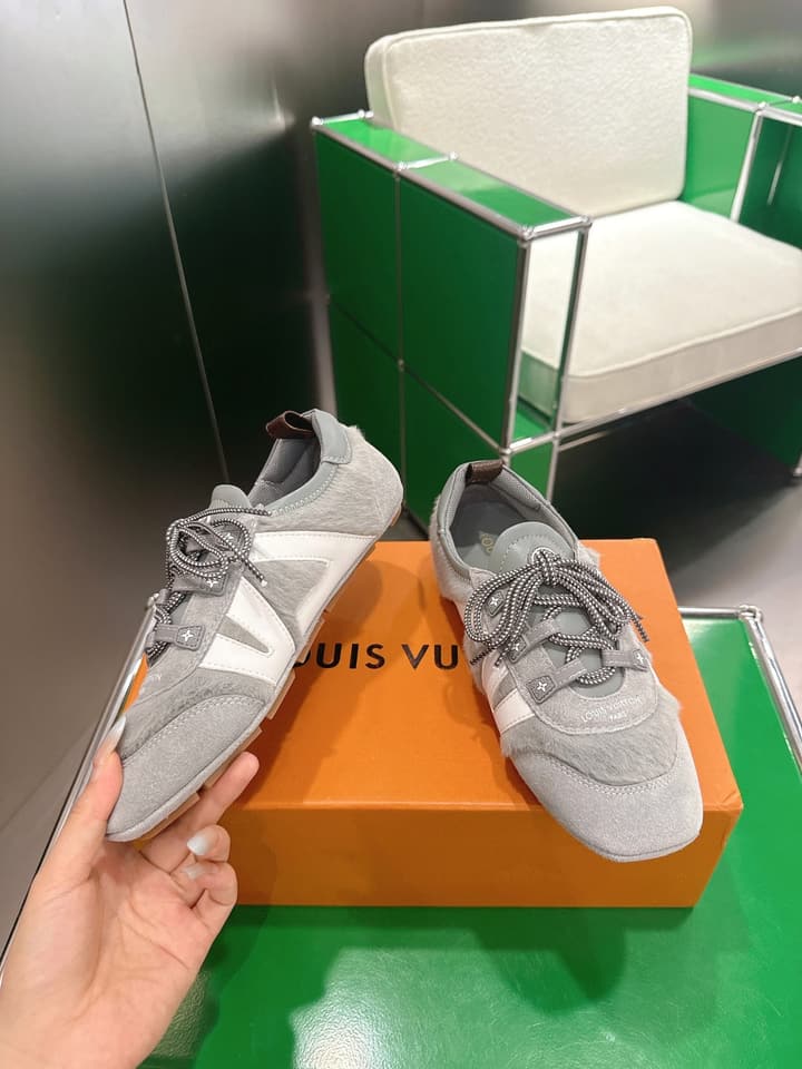 Louis Vuitton Sneakerina Ballet Sneakers in Chocolate Brown