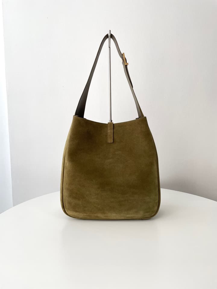 Saint Laurent 5A7 Large Suede Hobo Bag – Autumn/Winter Collection