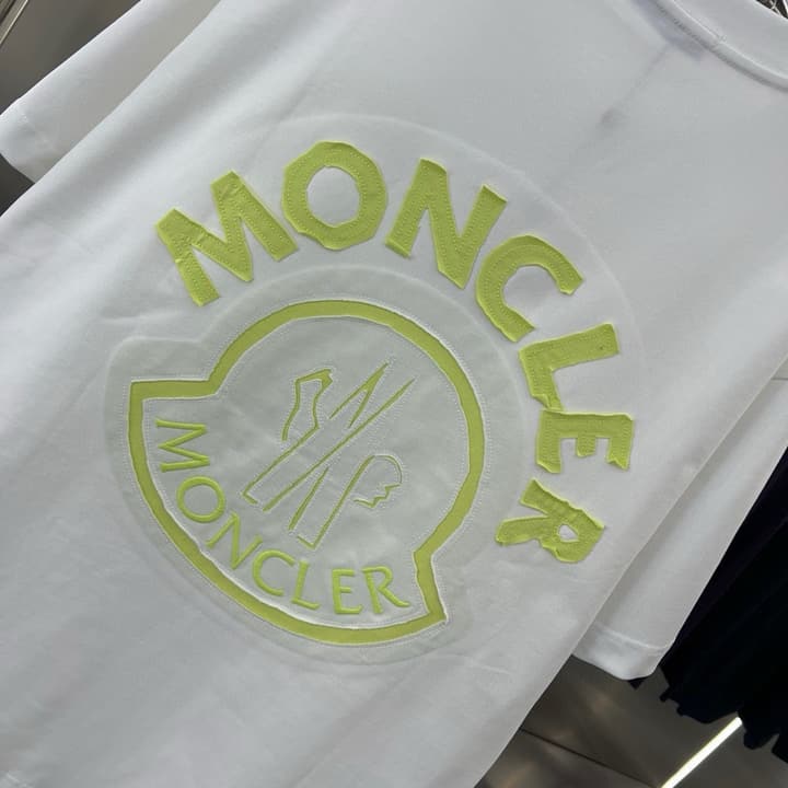 Moncler Patch Embroidery Casual T-Shirt – 2026SS in Black