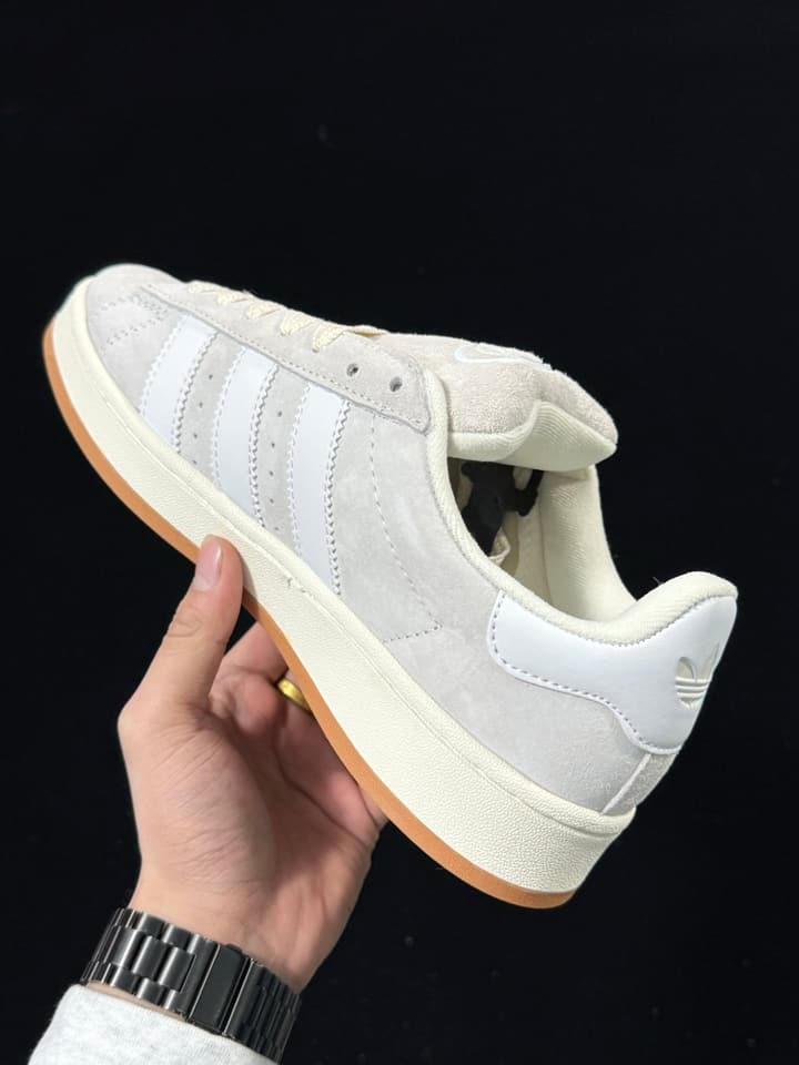 Adidas Originals Campus 00s Low-Top Sneakers in Black & White