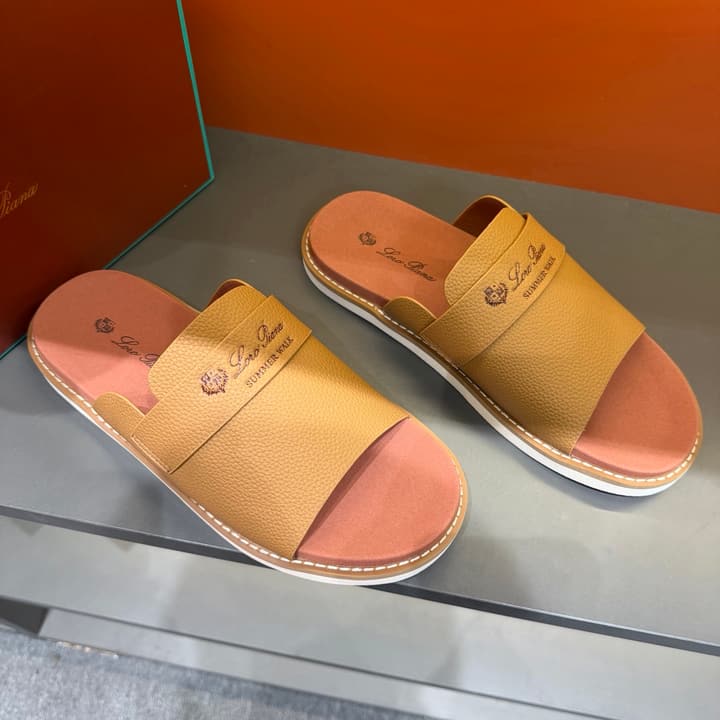 Loro Piana Summer Walk Crisscross Mules