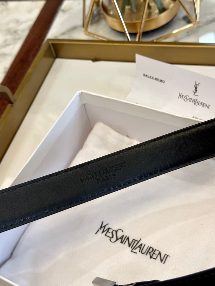 Saint Laurent Classic Leather Belt – 3.0cm