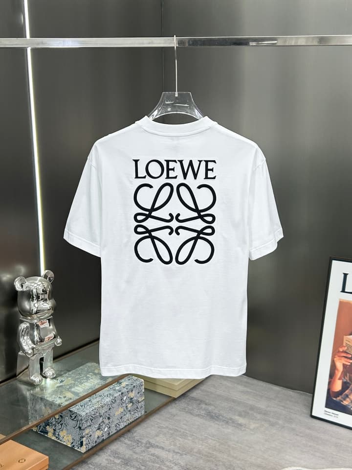 Loewe 3D Logo High-Count Cotton T-Shirt – 2026SS in Black