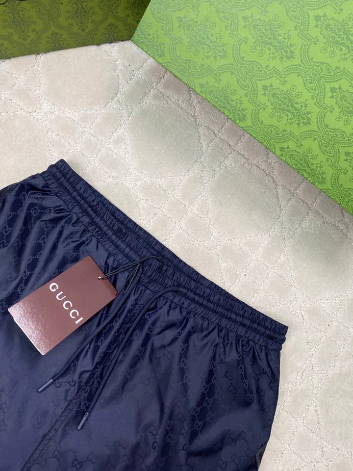 Gucci Jacquard Swim Trunks – 2026SS Early Spring Collection in Black