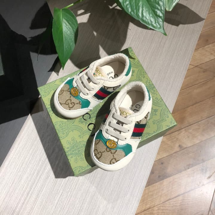 Gucci Kids' Footwear – Kids Collection in Green/red Web Stripe