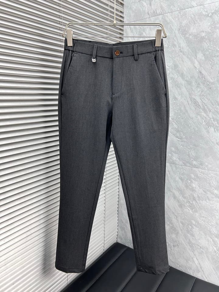 Zegna Custom Casual Trousers – 2025SS in Black