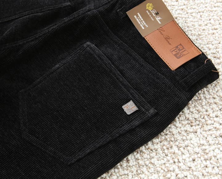 Loro Piana Corduroy Business Casual Trousers – Autumn/Winter in Coffee Brown