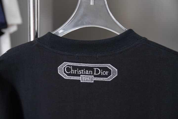 Dior Cloud Warhorse Logo Embroidered T-Shirt – Early Spring Year of the Horse Limited Edition – 26SS in Black