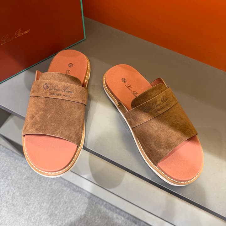 Loro Piana Summer Walk Crisscross Mules