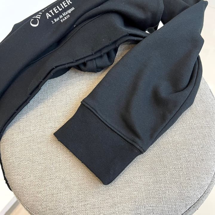 Dior Atelier Hooded Sweatshirt – 2025 FW in Classic Black