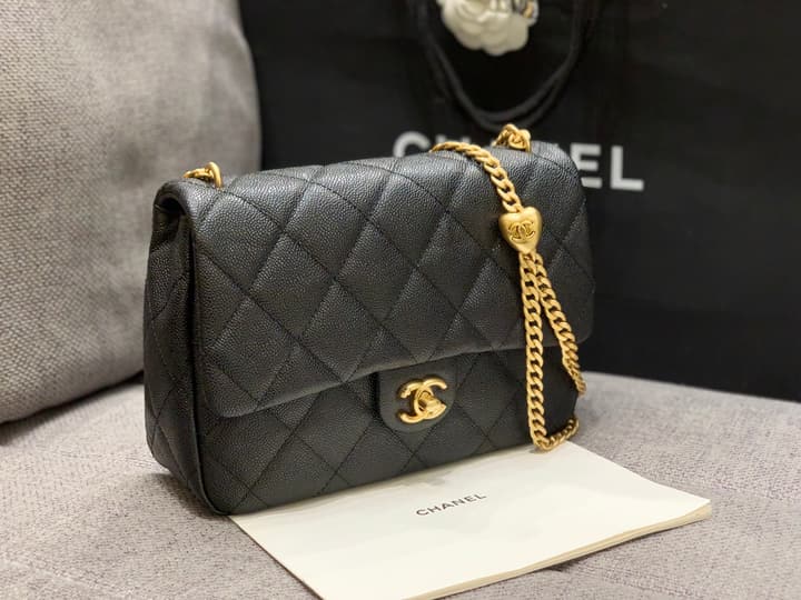 Chanel Heart Ball Caviar Shoulder Bag – 23P Collection