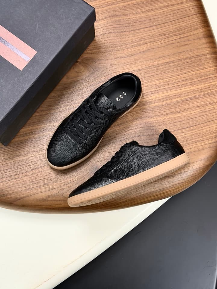 Zegna Old Money Suede Casual Sneakers