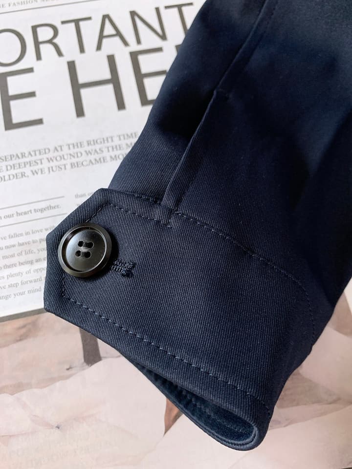 Brunello Cucinelli Minimalist Casual Lapel Jacket – 2025FW in Dark Navy