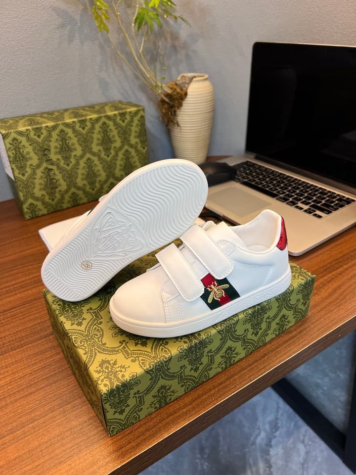 Gucci Kids Sheepskin-Lined Sneakers – Kids Collection
