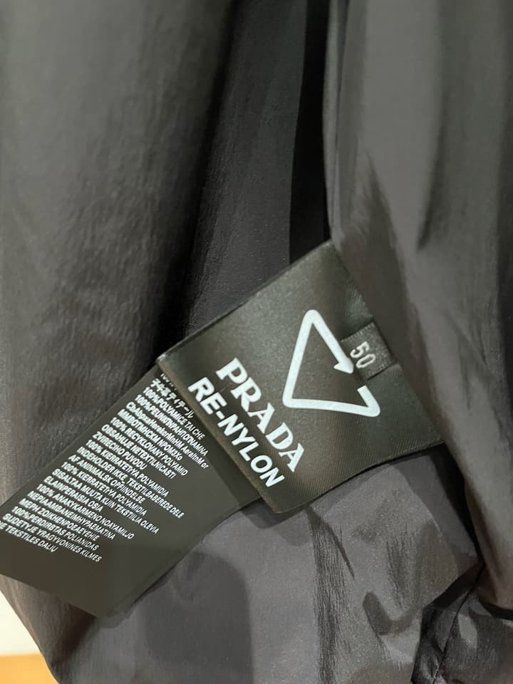 Prada Men's Detachable Hooded Re-Nylon Jacket – SS25 in Black Re-nylon Jacket