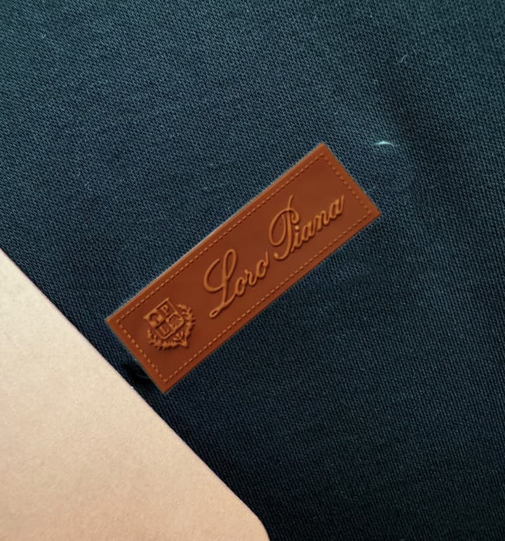 Loro Piana Solid Long Sleeve Polo Shirt – Autumn/Winter Collection in Black
