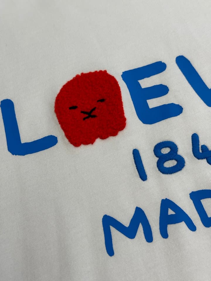 Loewe 1846 Anniversary Ghost Crewneck T-Shirt – Spring/Summer Collection in Black