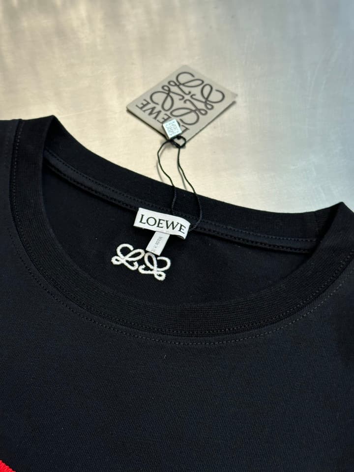 Loewe Anniversary Monster Crewneck T-Shirt in Black