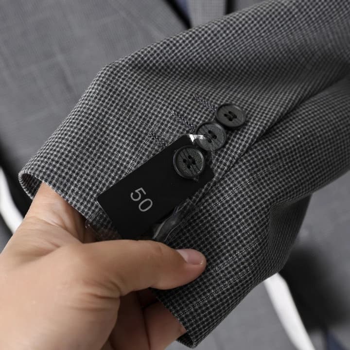 Moncler Houndstooth Lightweight Two-Button Blazer – Autumn New Collection in Black