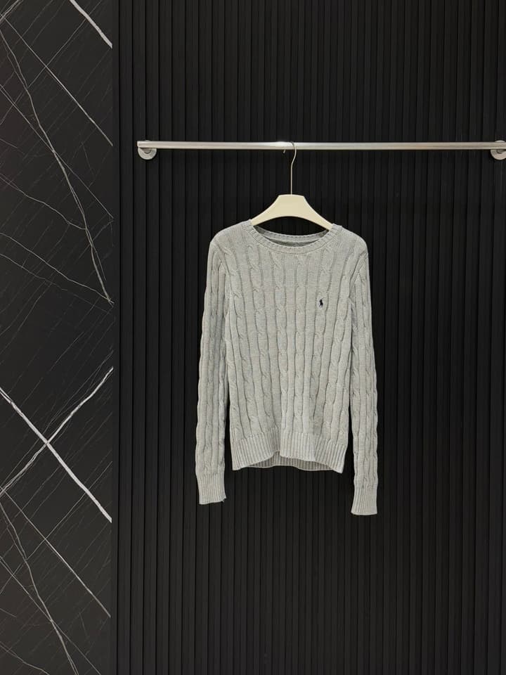 Ralph Lauren Cable Knit Sweater in Black