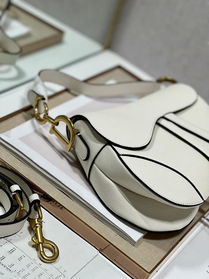 Dior Classic Saddle Bag in Apricot