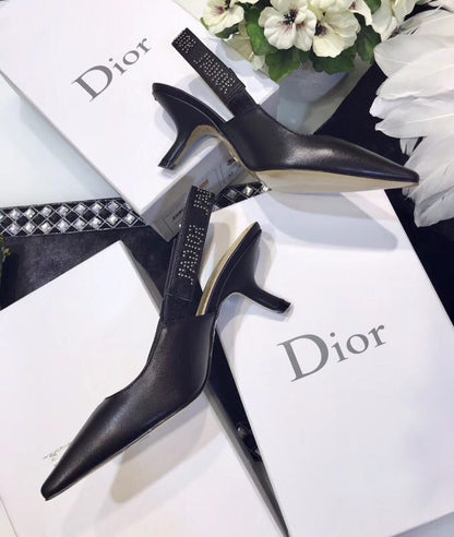 Dior J'Adior Rivet Calfskin Sandals