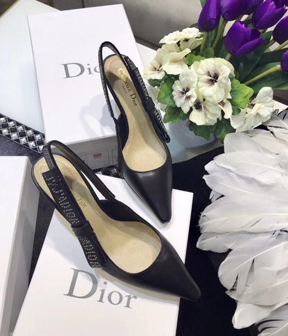 Dior J'Adior Rivet Calfskin Sandals