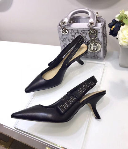 Dior J'Adior Rivet Calfskin Sandals