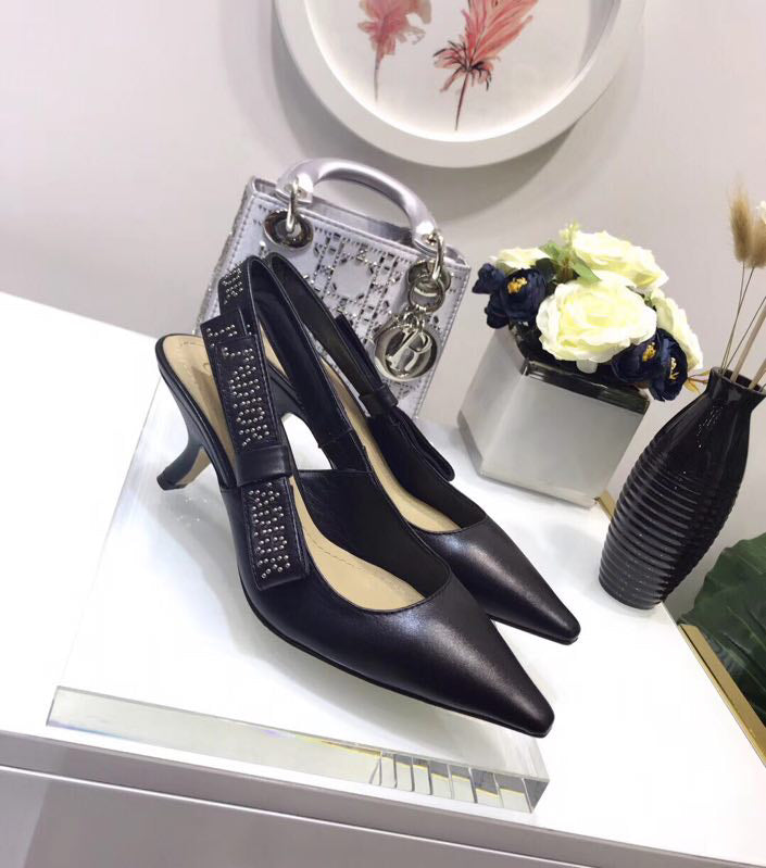 Dior J'Adior Rivet Calfskin Sandals