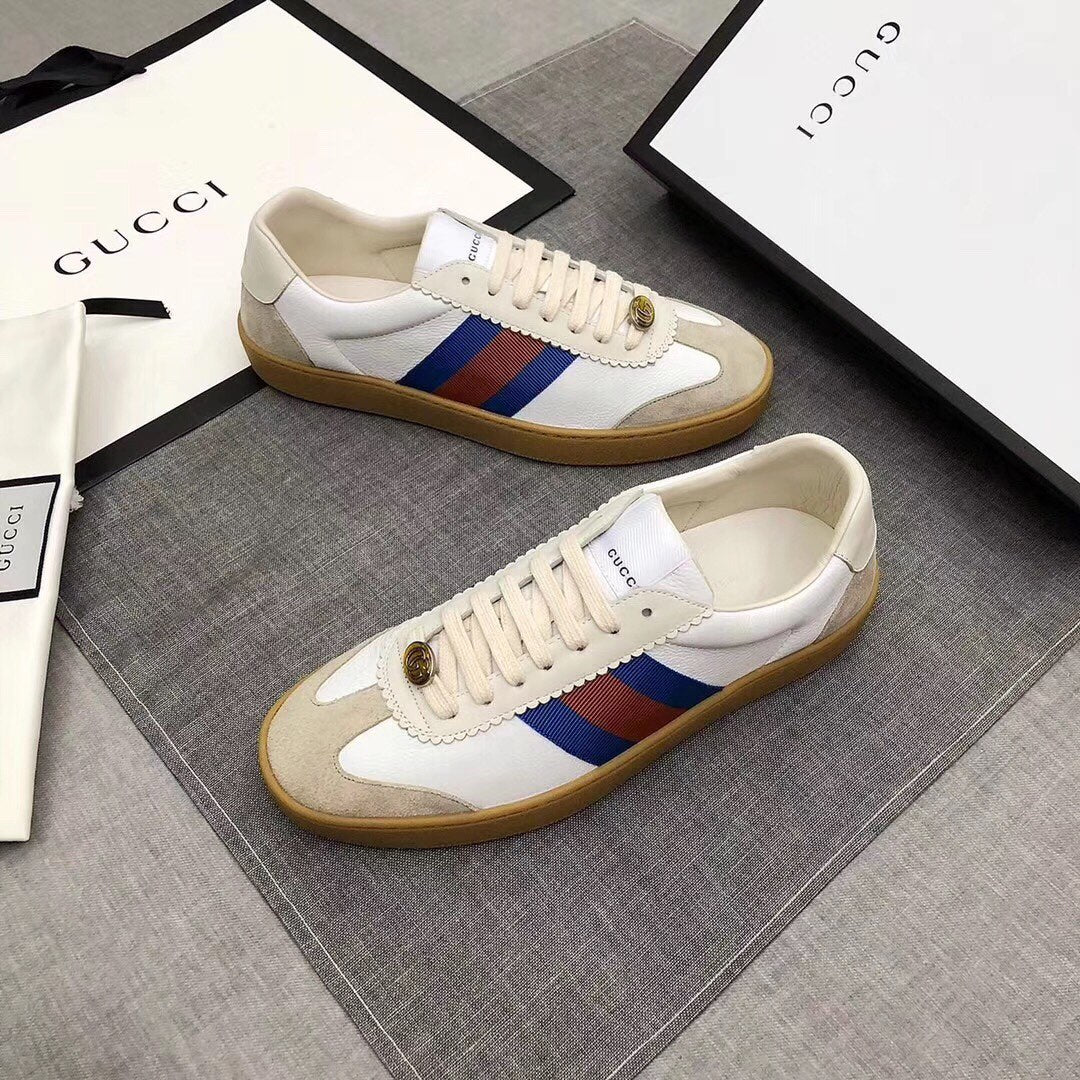 Gucci High-End Casual Leather Sneakers