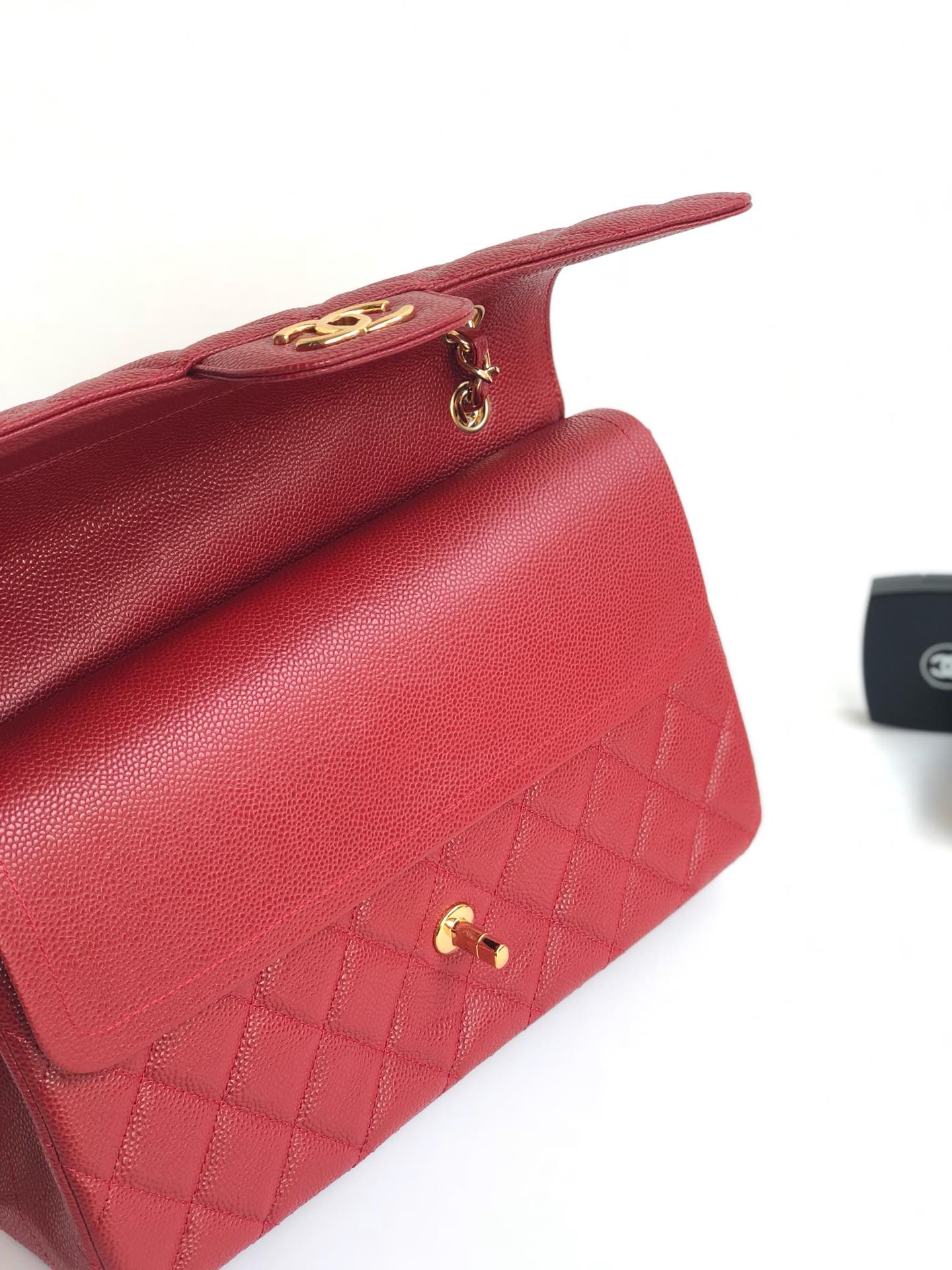 Chanel Classic Flap Bag – Caviar Leather