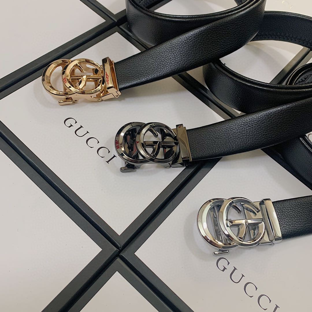 Gucci Calfskin Leather Belt