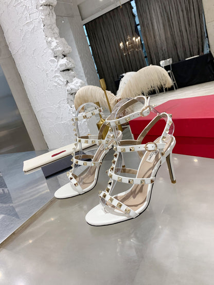 Valentino Rockstud Classic Block Heel Sandals – 6.5cm
