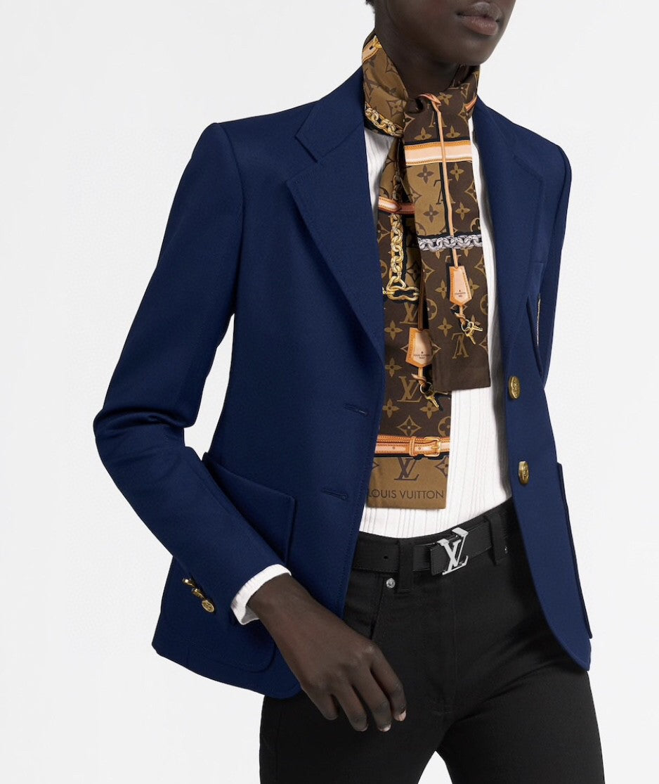 Louis Vuitton Monogram Confidential Silk Scarf