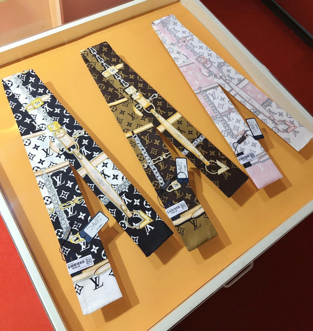 Louis Vuitton Monogram Confidential Silk Scarf