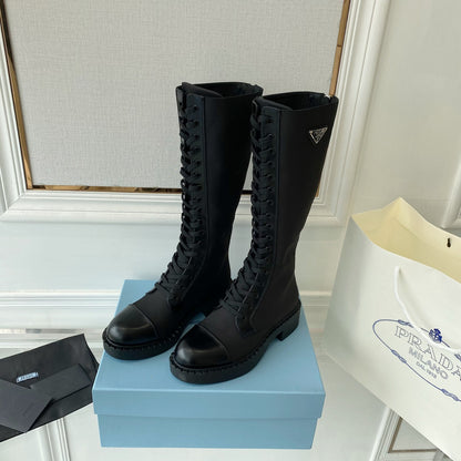Prada Runway Knee-High Boots – 2023 Collection