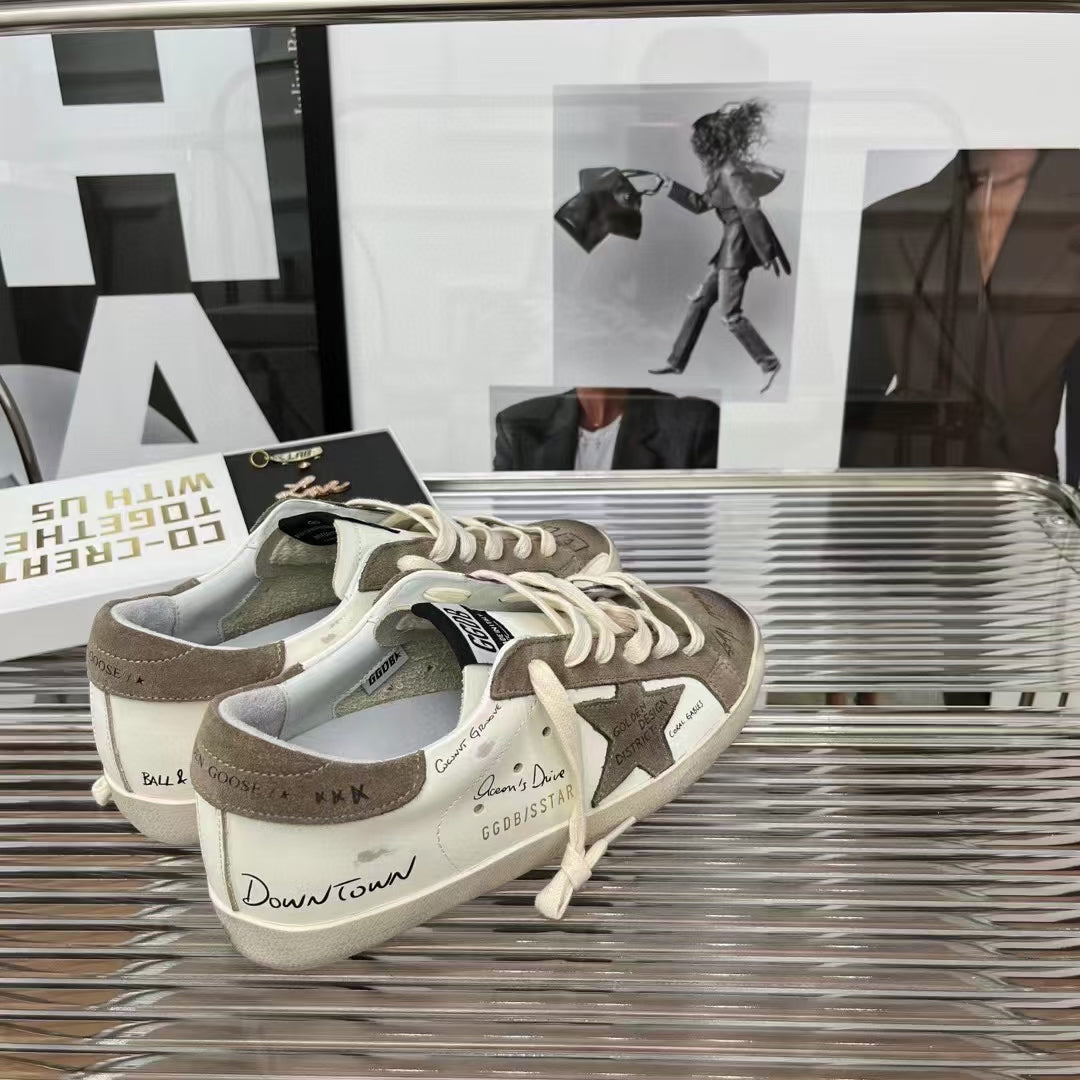 Golden Goose Classic Distressed Sneakers