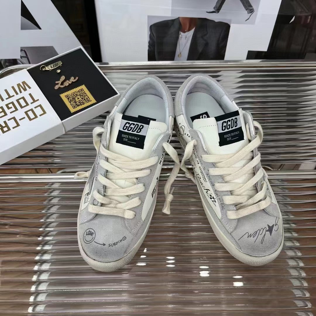 Golden Goose Classic Distressed Sneakers