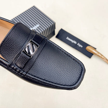 Zegna Classic Leather Driving Shoes