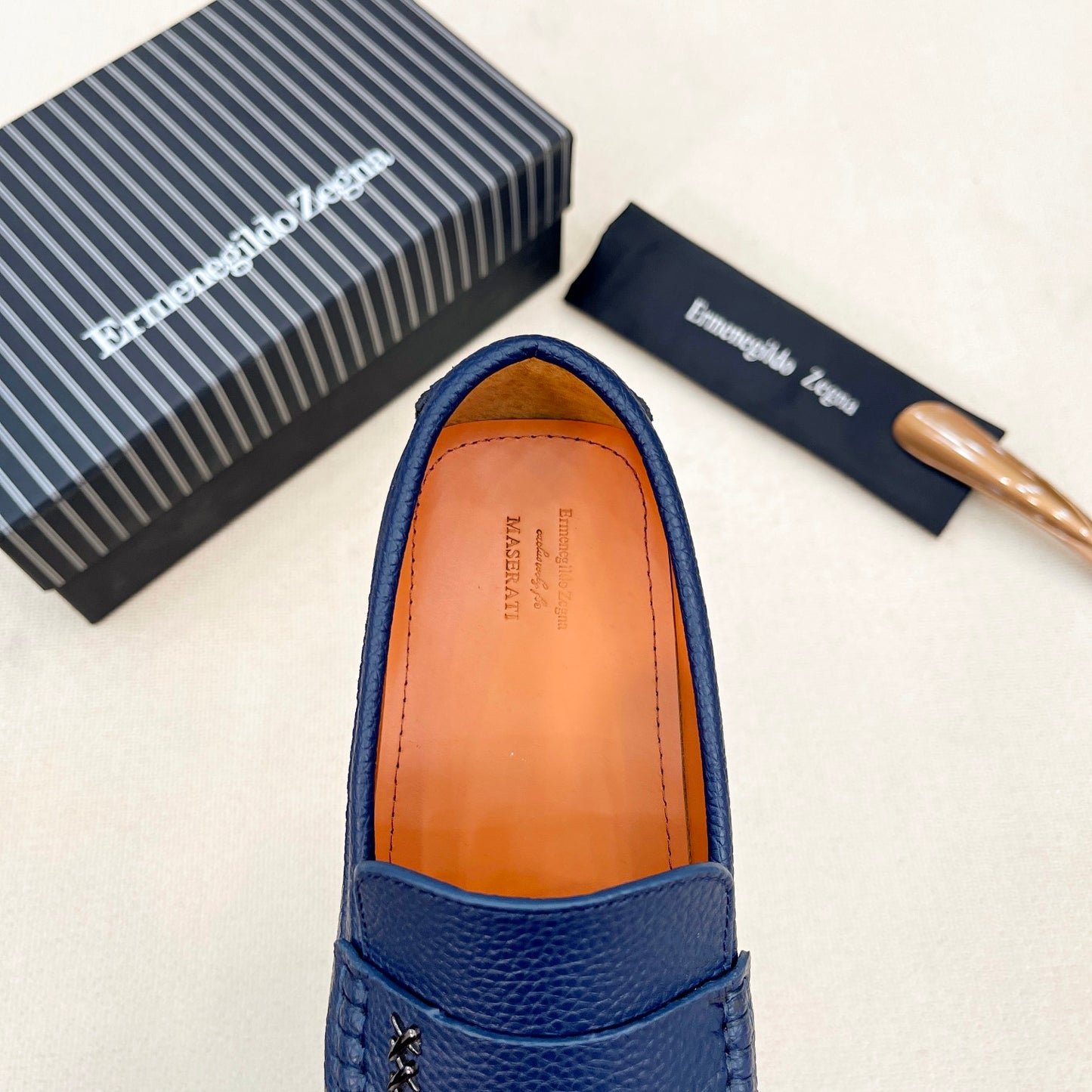 Zegna Classic Leather Driving Shoes