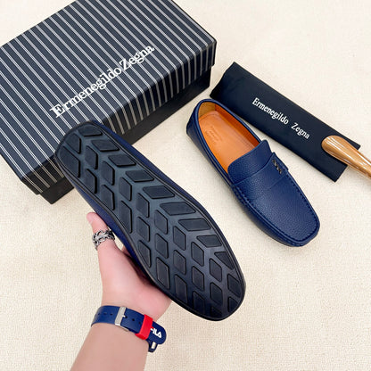 Zegna Classic Leather Driving Shoes