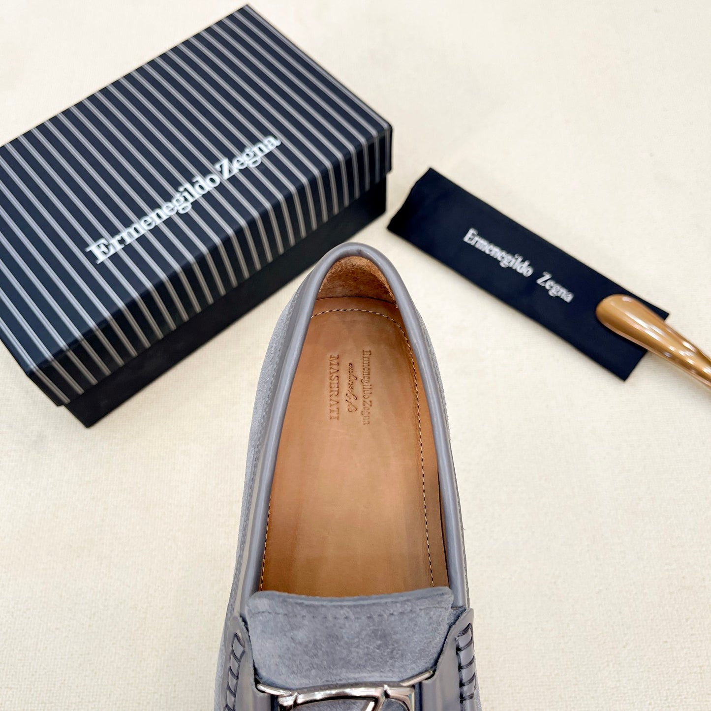 Zegna Classic Leather Driving Shoes