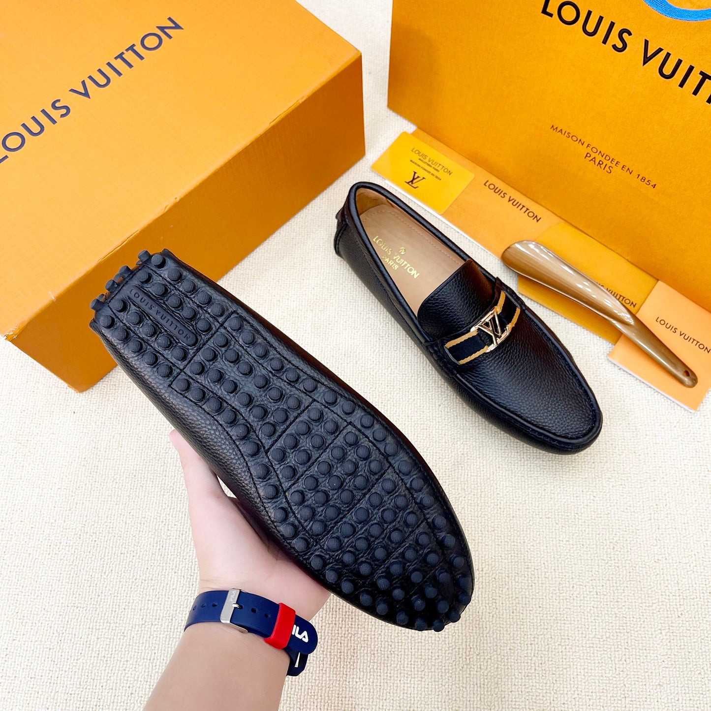 Louis Vuitton Leather Driving Shoes