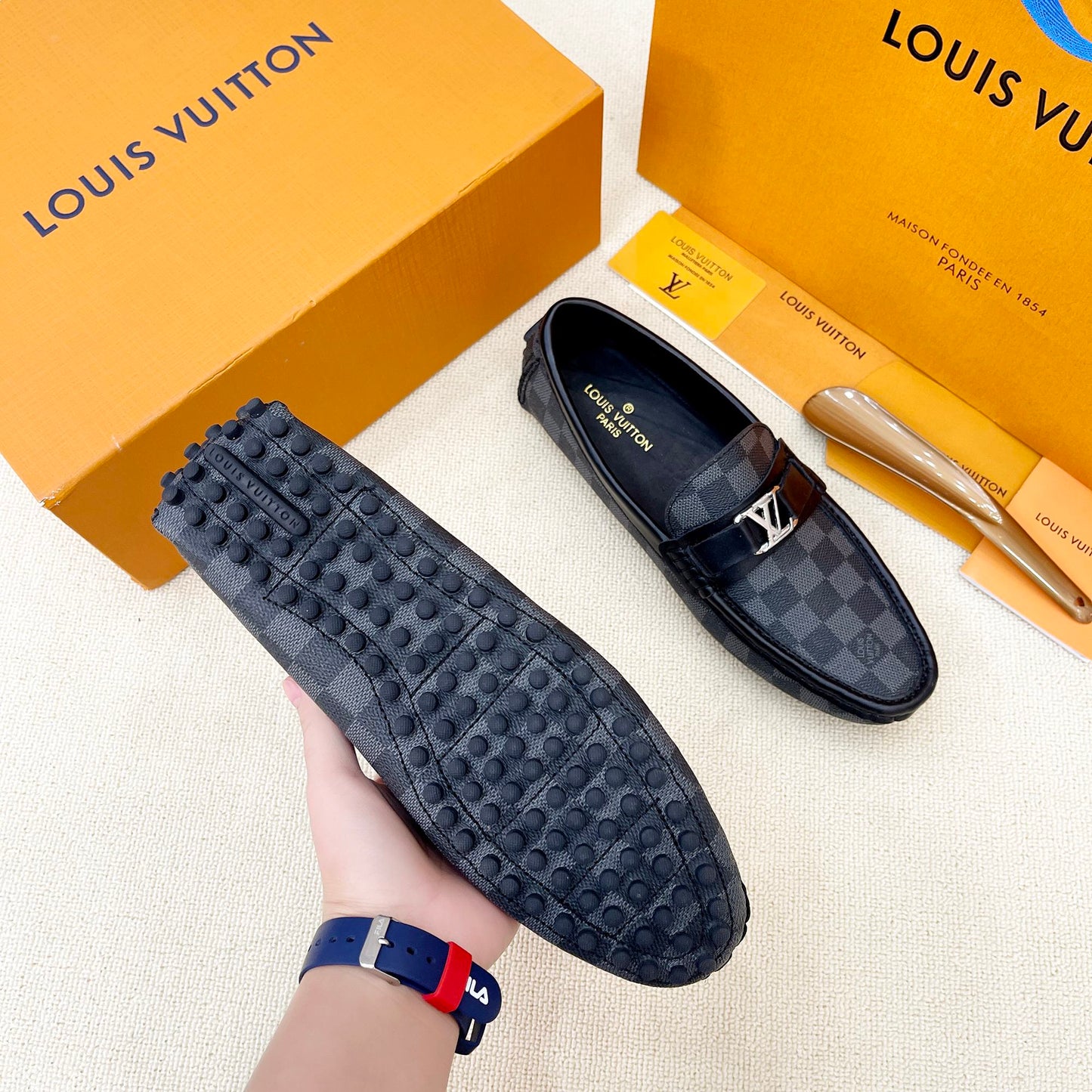Louis Vuitton Leather Driving Shoes