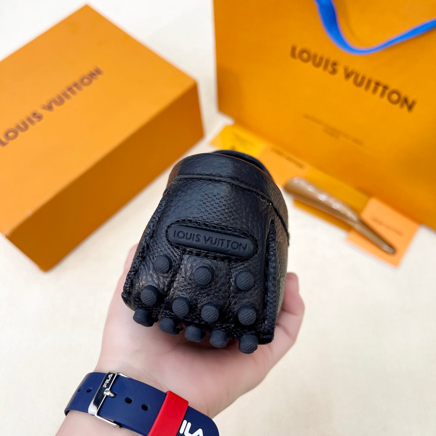 Louis Vuitton Leather Driving Shoes