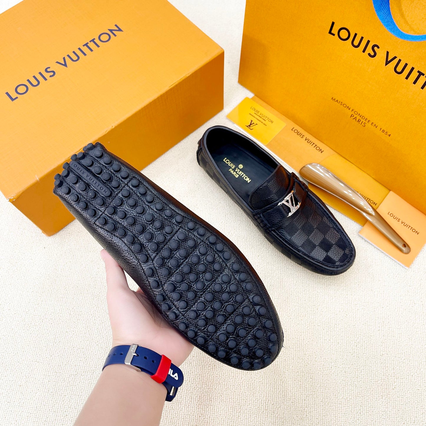 Louis Vuitton Leather Driving Shoes