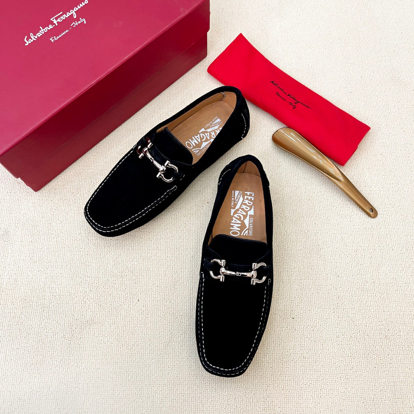 Ferragamo Men's Driving Loafers
