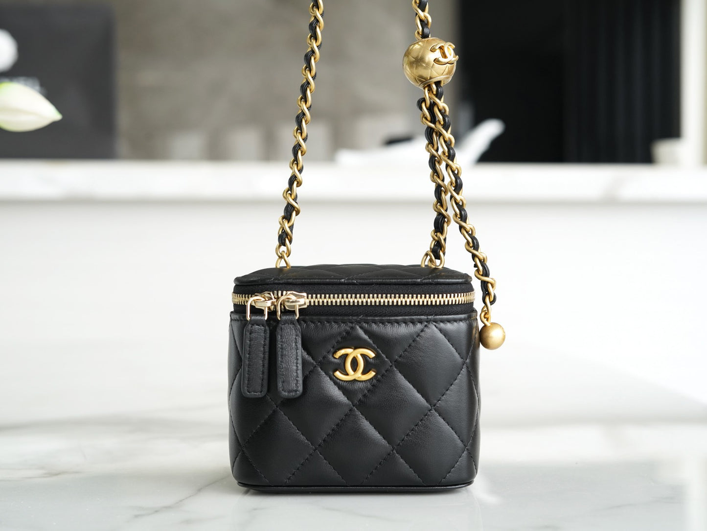 Chanel Metal Ball Series Mini Box Bag – 22B Collection
