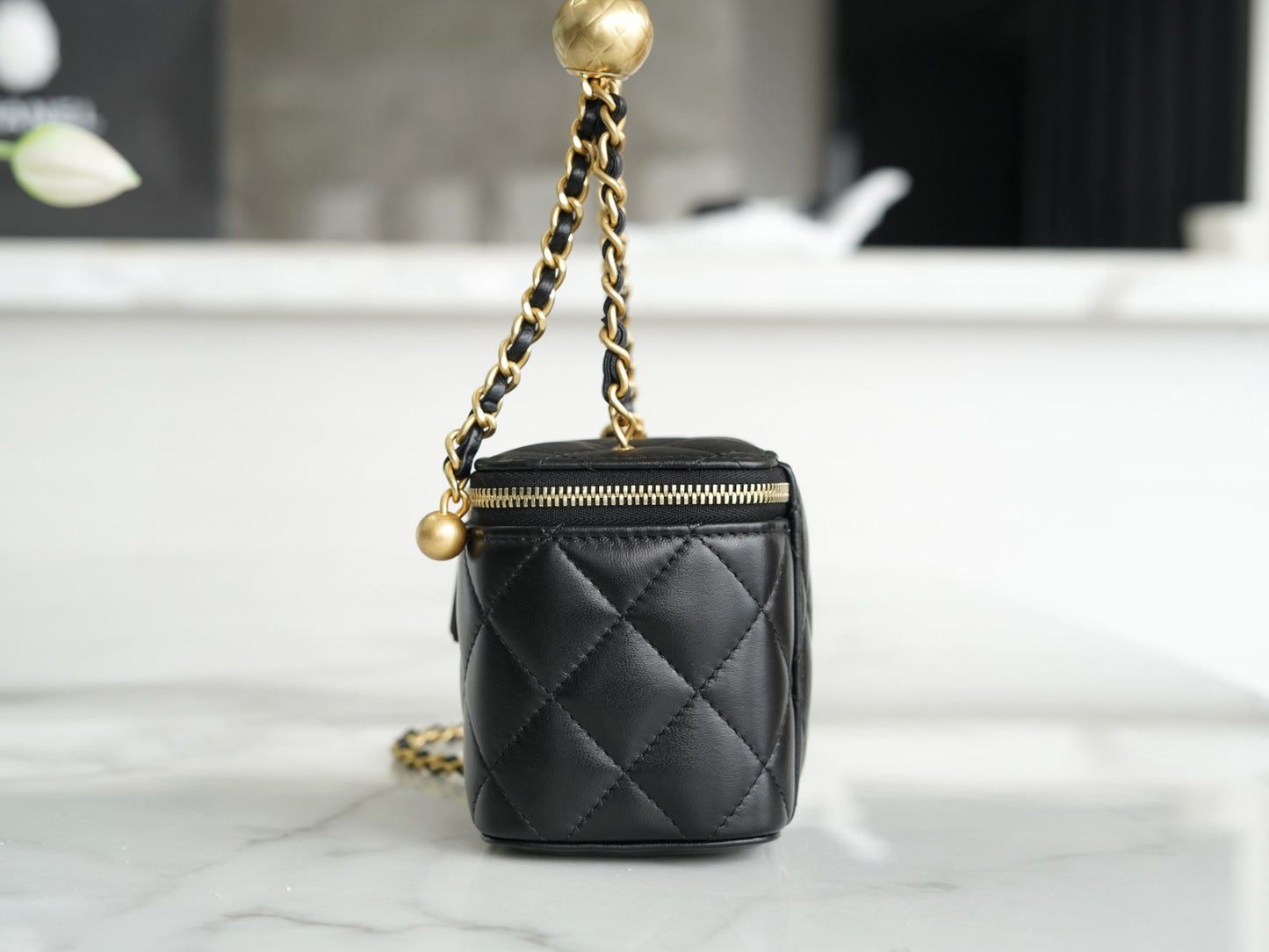 Chanel Metal Ball Series Mini Box Bag – 22B Collection