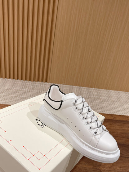 Alexander McQueen Classic Versatile White Sneakers